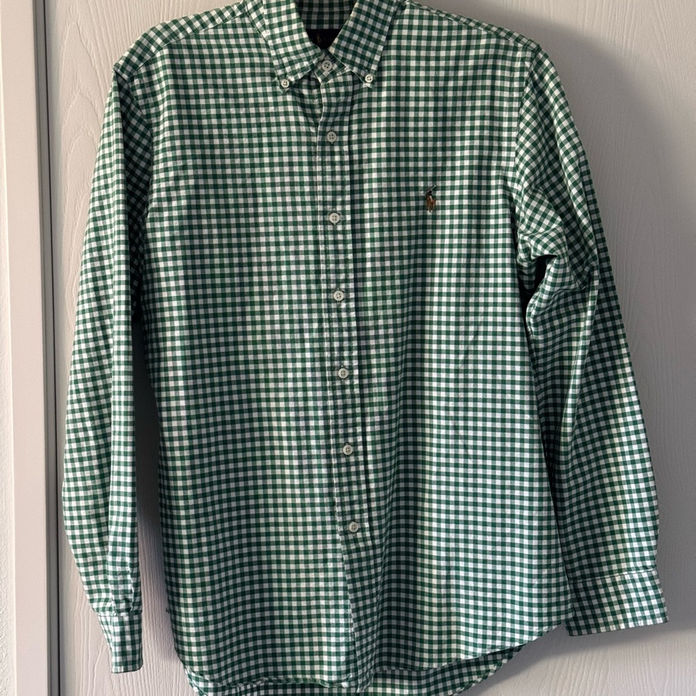 Polo Ralph Lauren Green Plaid Button-Down Shirt